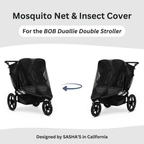 SASHA'S mosquito net for BOB Duallie Double Stroller