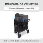 SASHA'S sun shade and insect cover for WonderFold W2 stroller wagon
