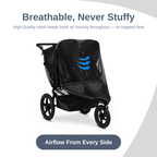 SASHA'S mosquito net for BOB Duallie Double Stroller
