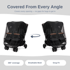SASHA'S mosquito net for Zoe Twin Double Stroller