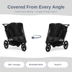 SASHA'S mosquito net for BOB Duallie Double Stroller