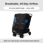 SASHA'S sun shade and insect cover for Zoe Twin Double Stroller