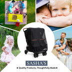 SASHA'S sun shade and insect cover for Zoe Twin Double Stroller