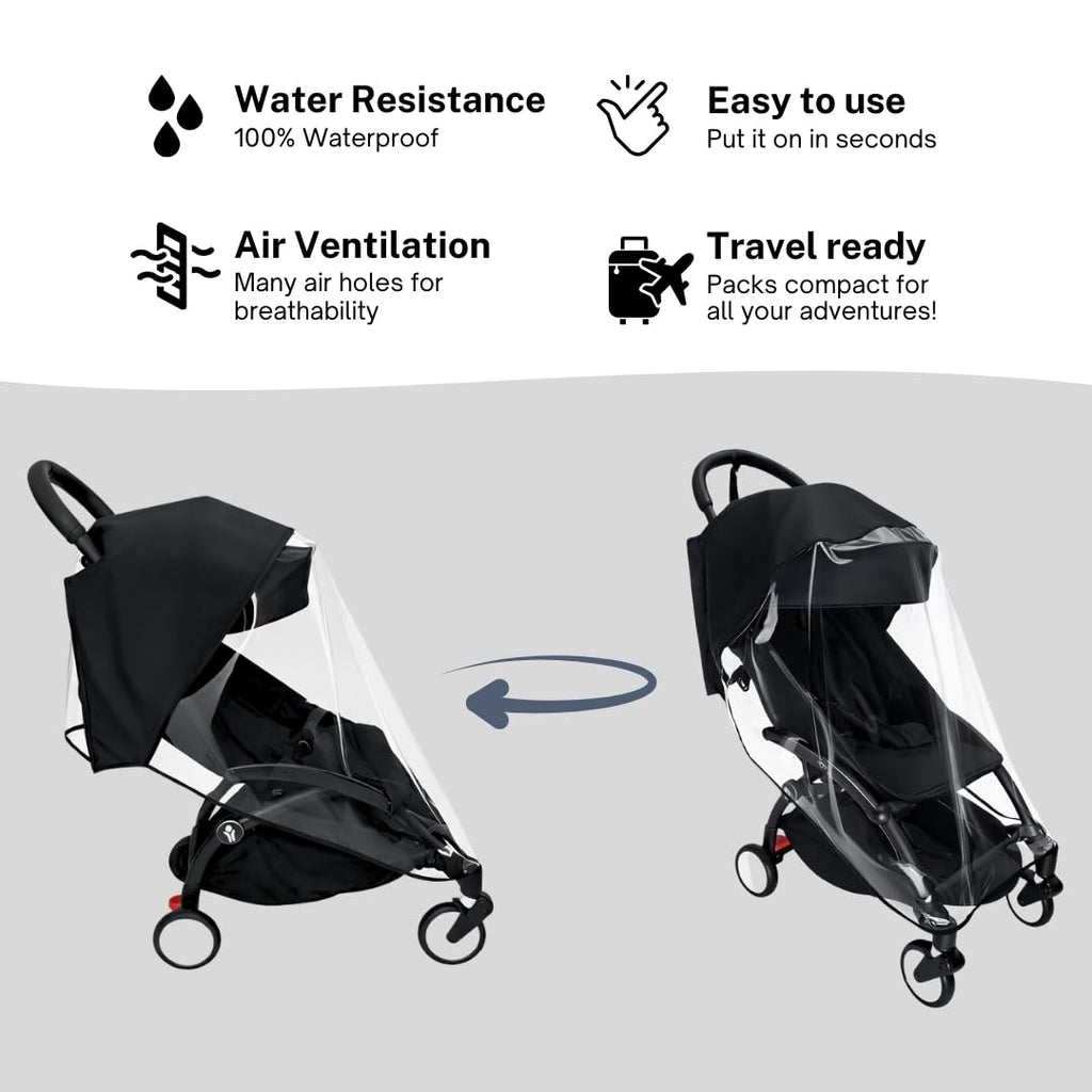 Rain Cover for Stokke YOYO 3, Babyzen YOYO 2, YOYO +, and YOYO