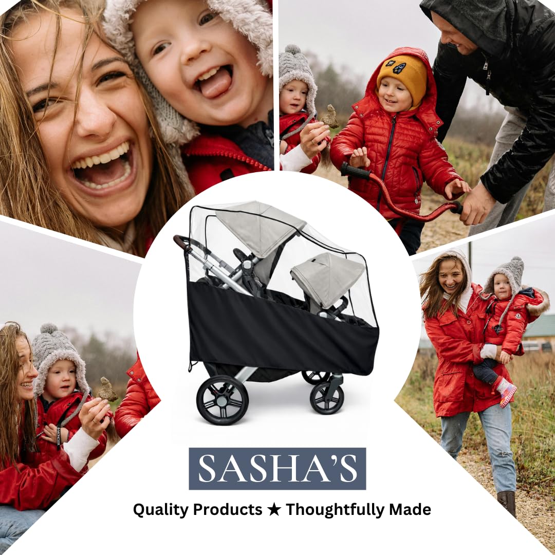 Rain Cover for UPPAbaby Vista V2/V3 Double Stroller