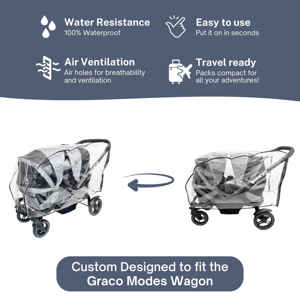 Rain Cover for Graco Modes Adventure Stroller Wagon