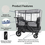 Rain Cover for the Jeep Wrangler Deluxe 4 Seater