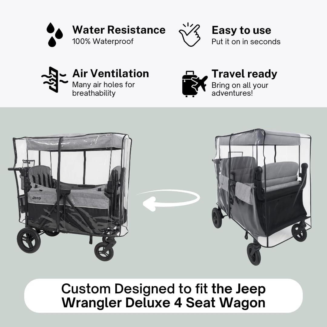 Rain Cover for the Jeep Wrangler Deluxe 4 Seater