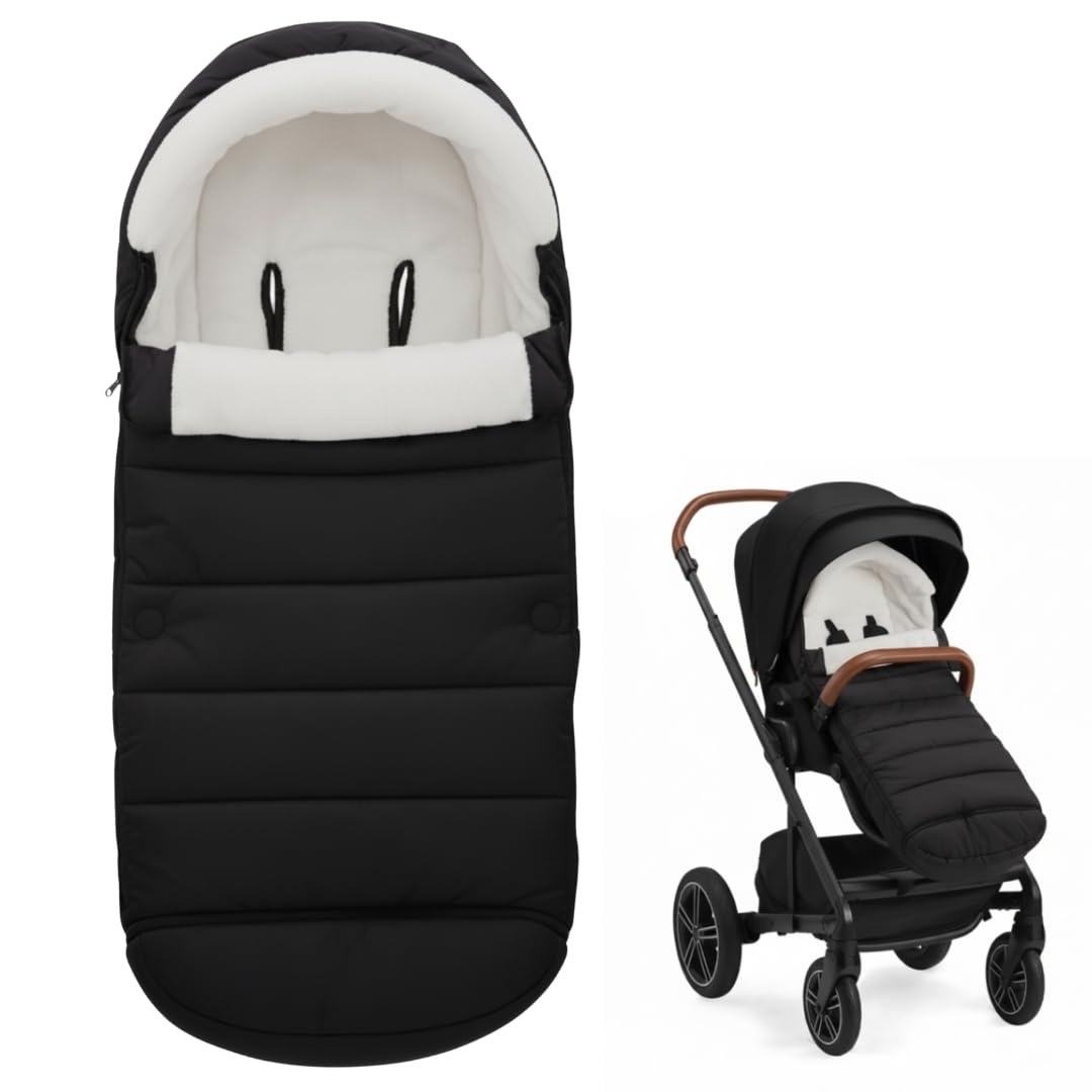 Winter Footmuff designed for all Nuna Strollers (Mixx, Tavo, Triv, Trvl, Trvl Dubl, Demi, Swiv)