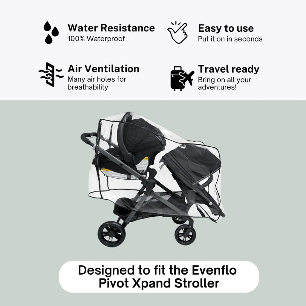 Rain Cover for the Evenflo Pivot Xpand Stroller