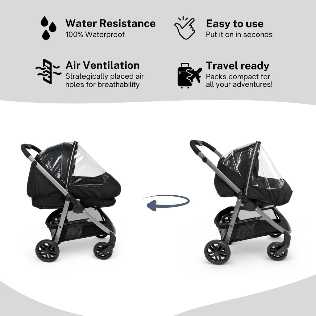 Rain Cover for Graco Modes Pramette, Modes Nest, and Modes Element by SASHA'S