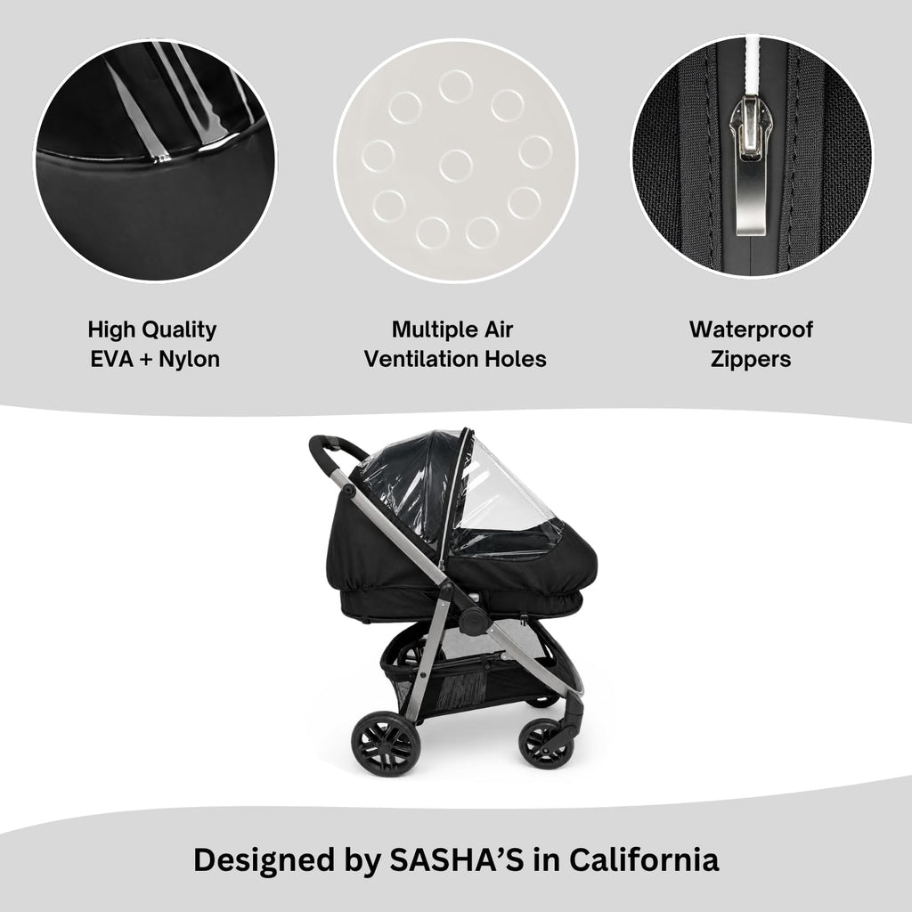 Rain Cover for Graco Modes Pramette, Modes Nest, and Modes Element by SASHA'S