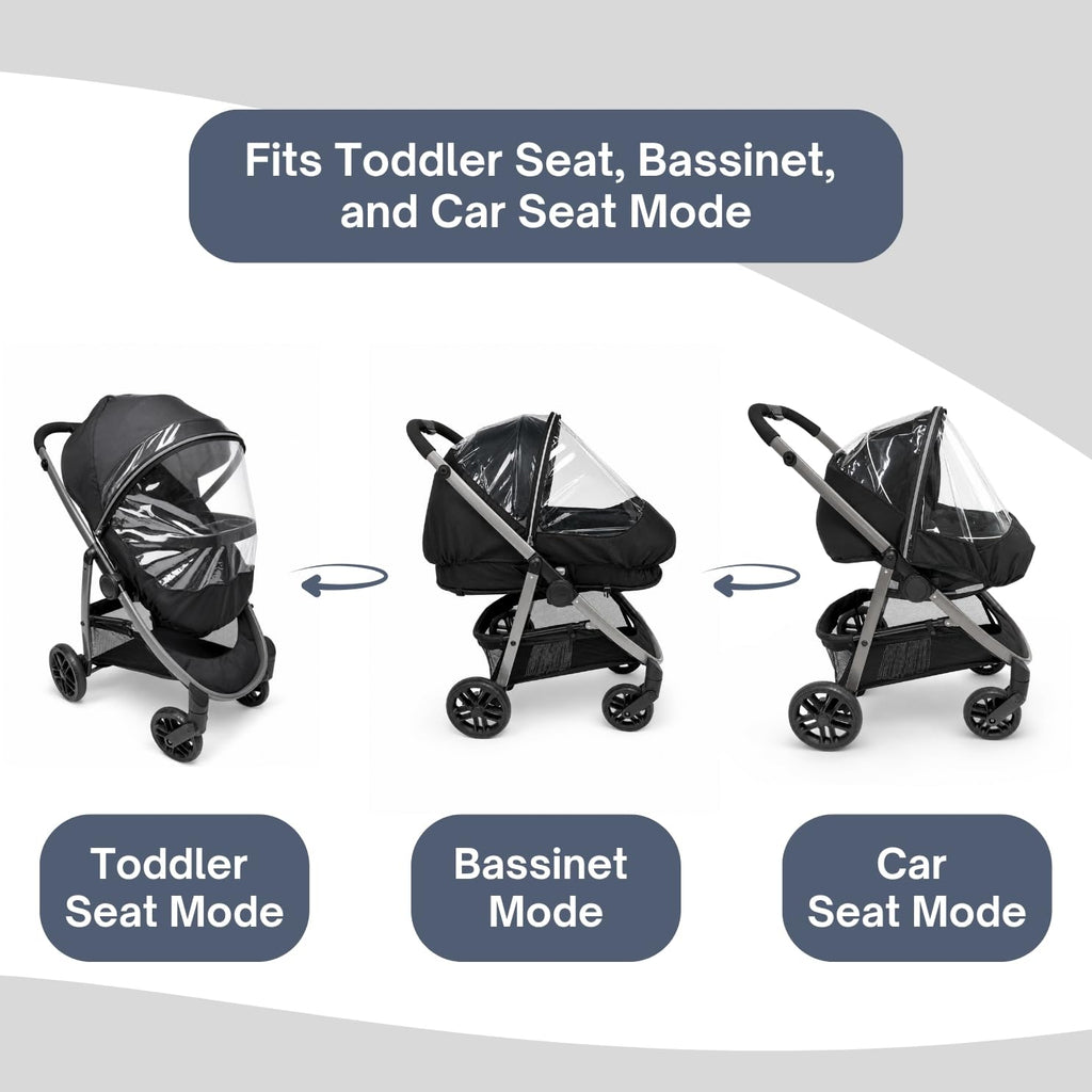 Rain Cover for Graco Modes Pramette, Modes Nest, and Modes Element by SASHA'S
