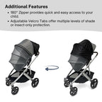 SASHA'S sun shade and insect cover for UPPAbaby Vista V2 V3 stroller
