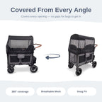 SASHA'S mosquito net for WonderFold W4 stroller wagon