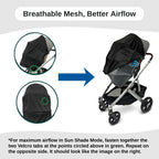 SASHA'S sun shade and insect cover for UPPAbaby Vista V2 V3 stroller