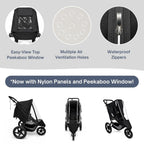 Rain cover for BOB Gear single jogging strollers – feature view