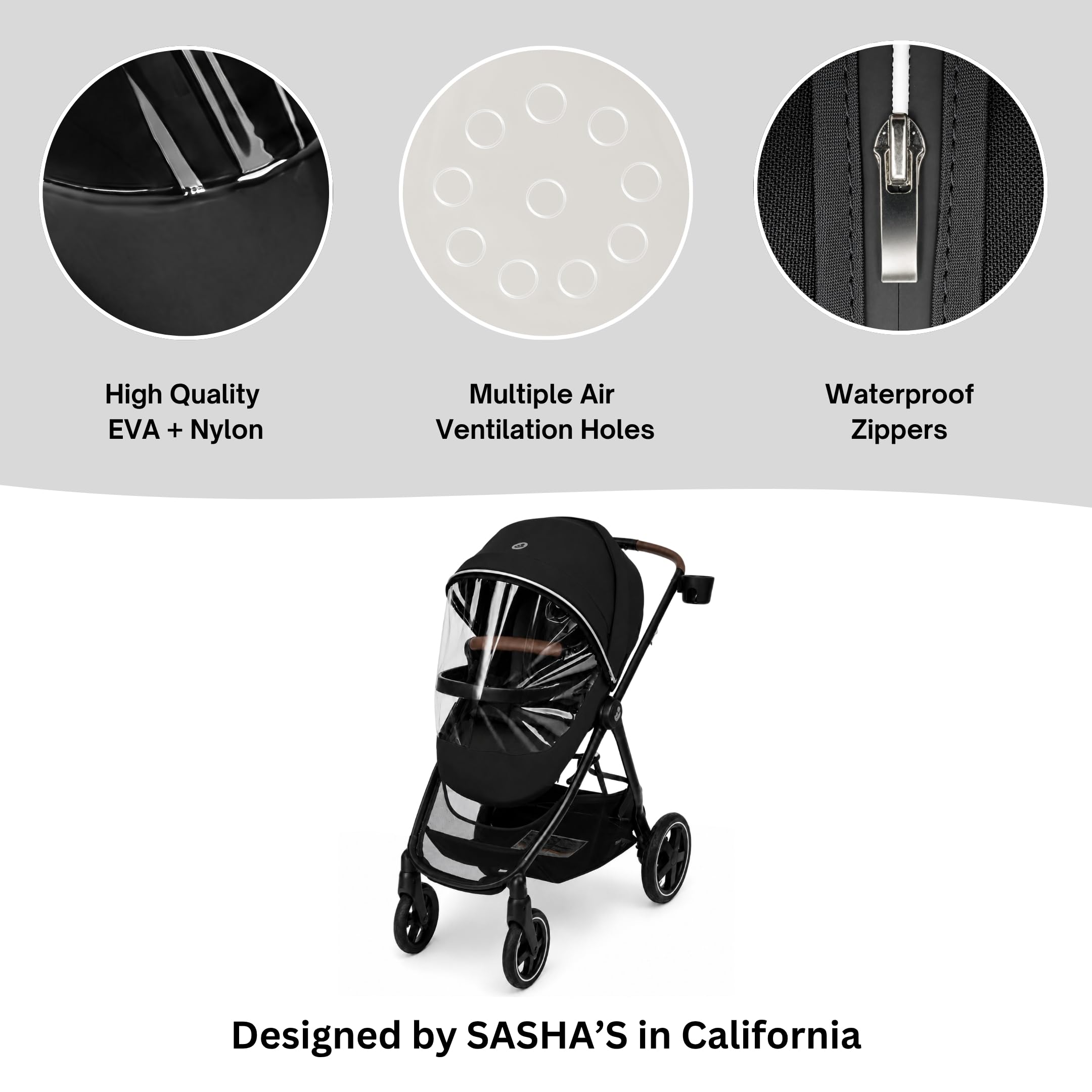 SASHA'S rain cover for Maxi-Cosi Zelia and Tayla stroller