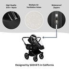 SASHA'S rain cover for Bugaboo Donkey and Buffalo stroller