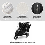 SASHA'S rain cover for Thule Urban Glide Double jogging stroller
