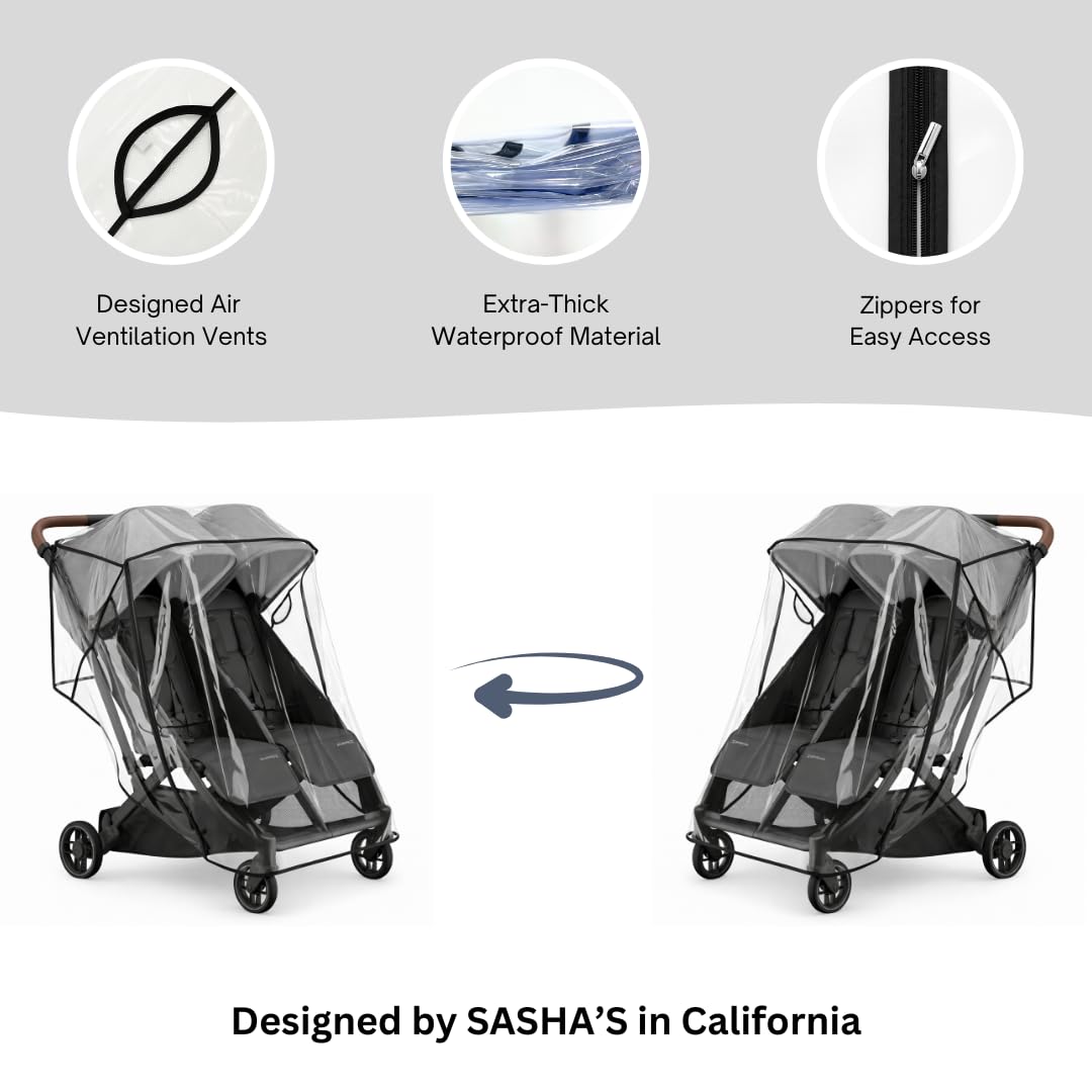 Rain Cover for UPPAbaby Minu Duo