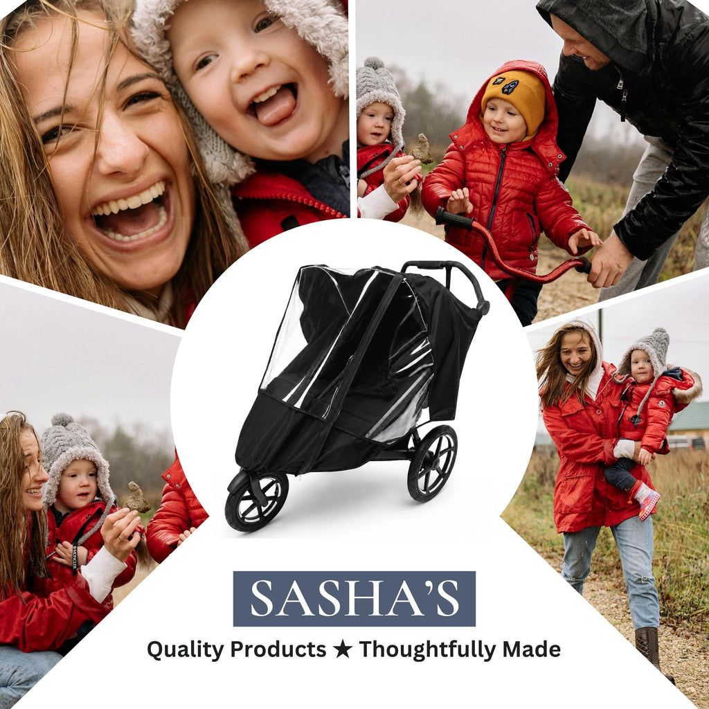 SASHA'S rain cover for Thule Urban Glide Double jogging stroller