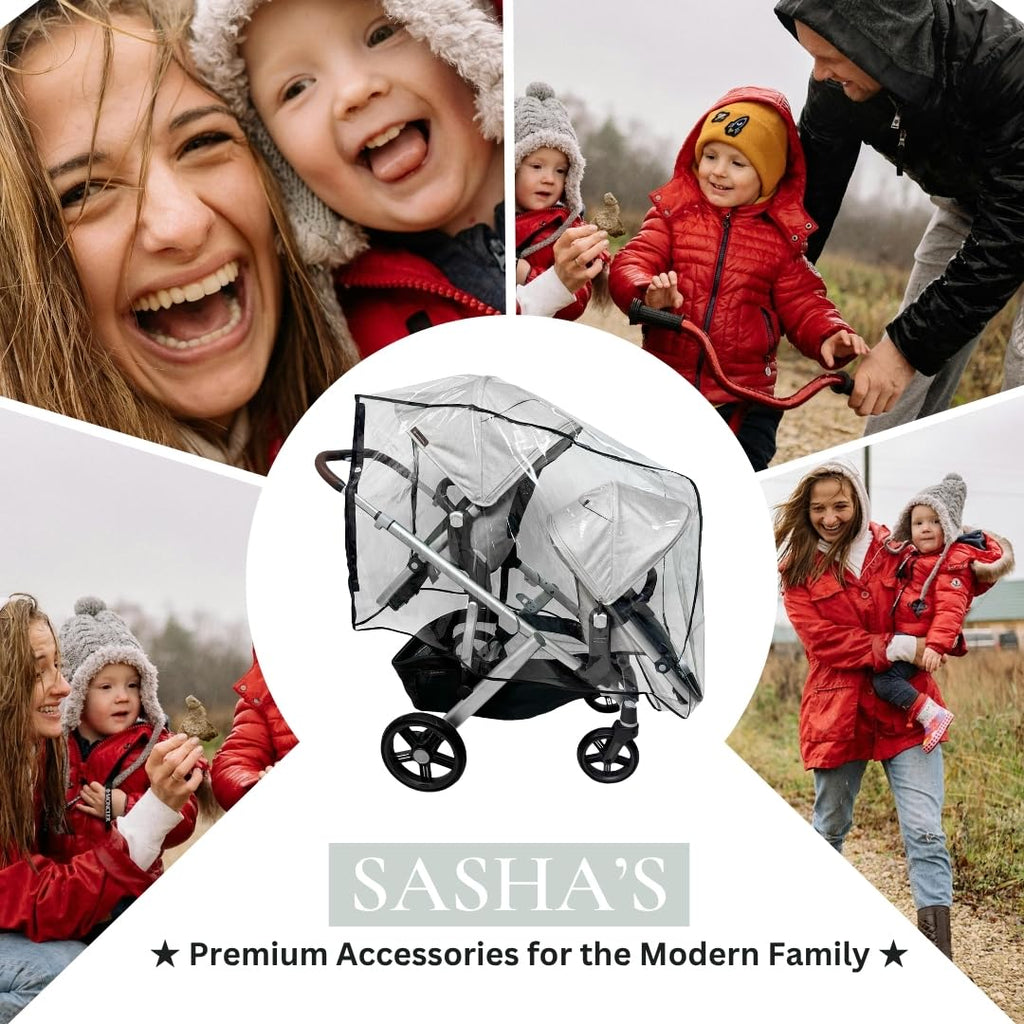Rain Cover for UPPAbaby Vista V2/V3 Double Stroller
