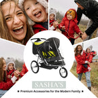 SASHA'S Double Rain Cover for Baby Trend Expedition Double Jogger (Jogger not Included) NOT Compatible with Baby Trend Navigator Made in USA