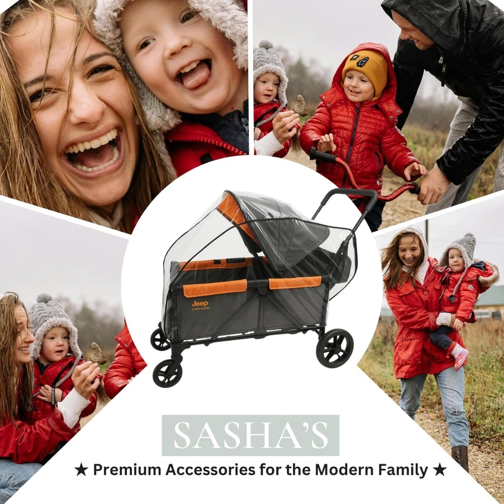 Rain Cover for Jeep Sport All-Terrain Stroller Wagon