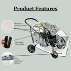 Rain Cover for Evenflo Pivot Xplore All-Terrain Stroller Wagon