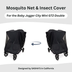 SASHA'S mosquito net for Baby Jogger City Mini GT2 Double