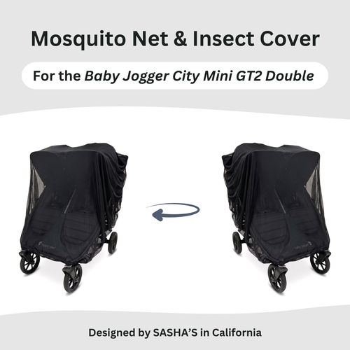 SASHA'S mosquito net for Baby Jogger City Mini GT2 Double