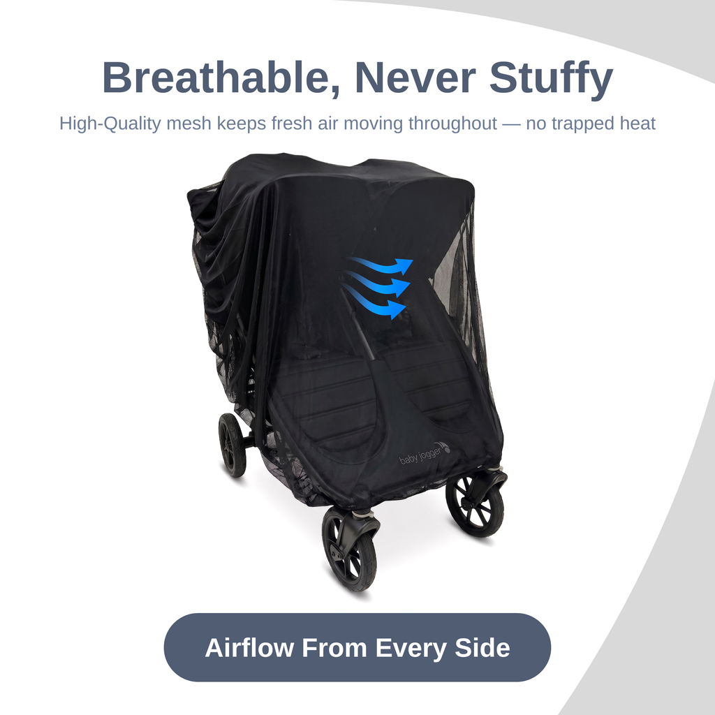 SASHA'S mosquito net for Baby Jogger City Mini GT2 Double