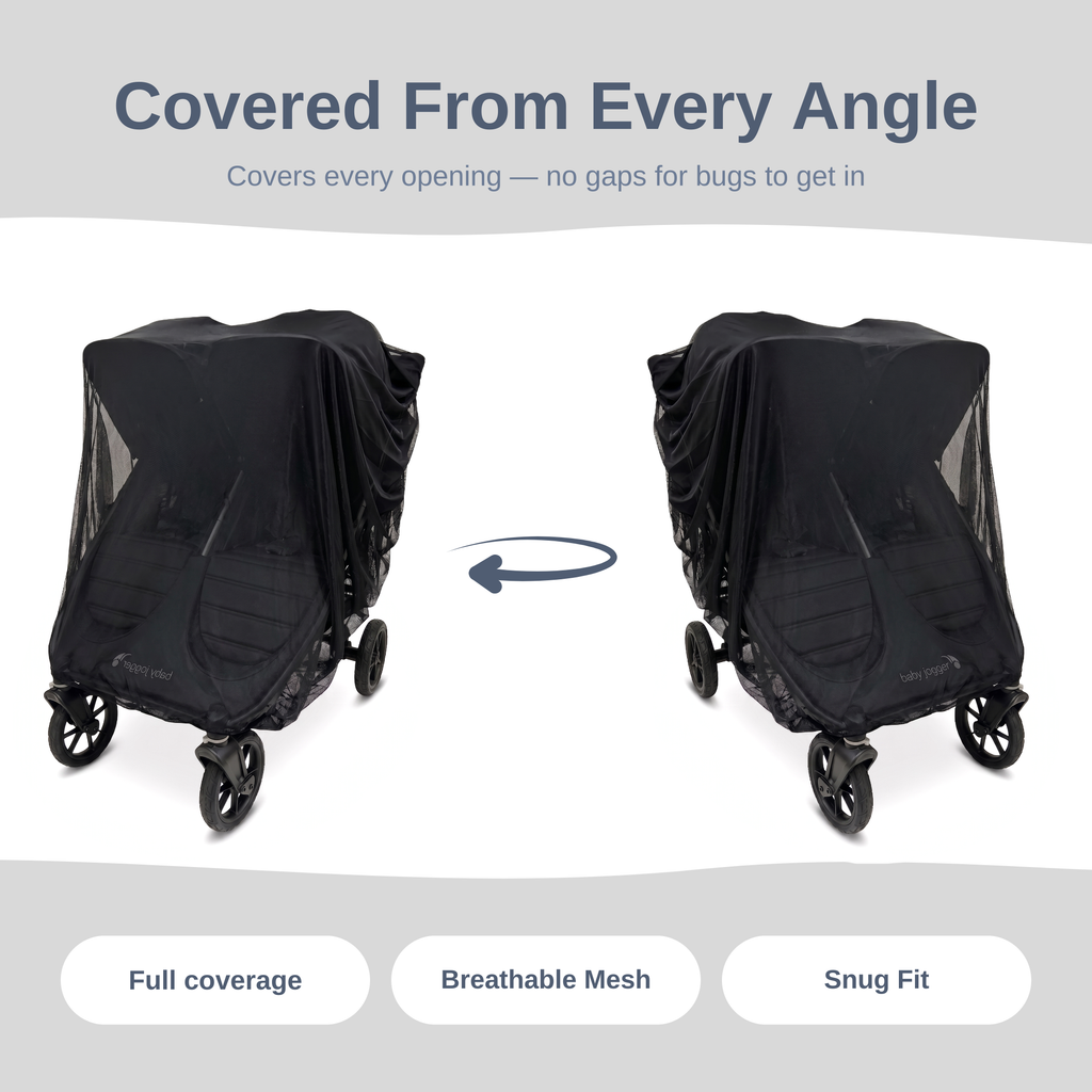 SASHA'S mosquito net for Baby Jogger City Mini GT2 Double