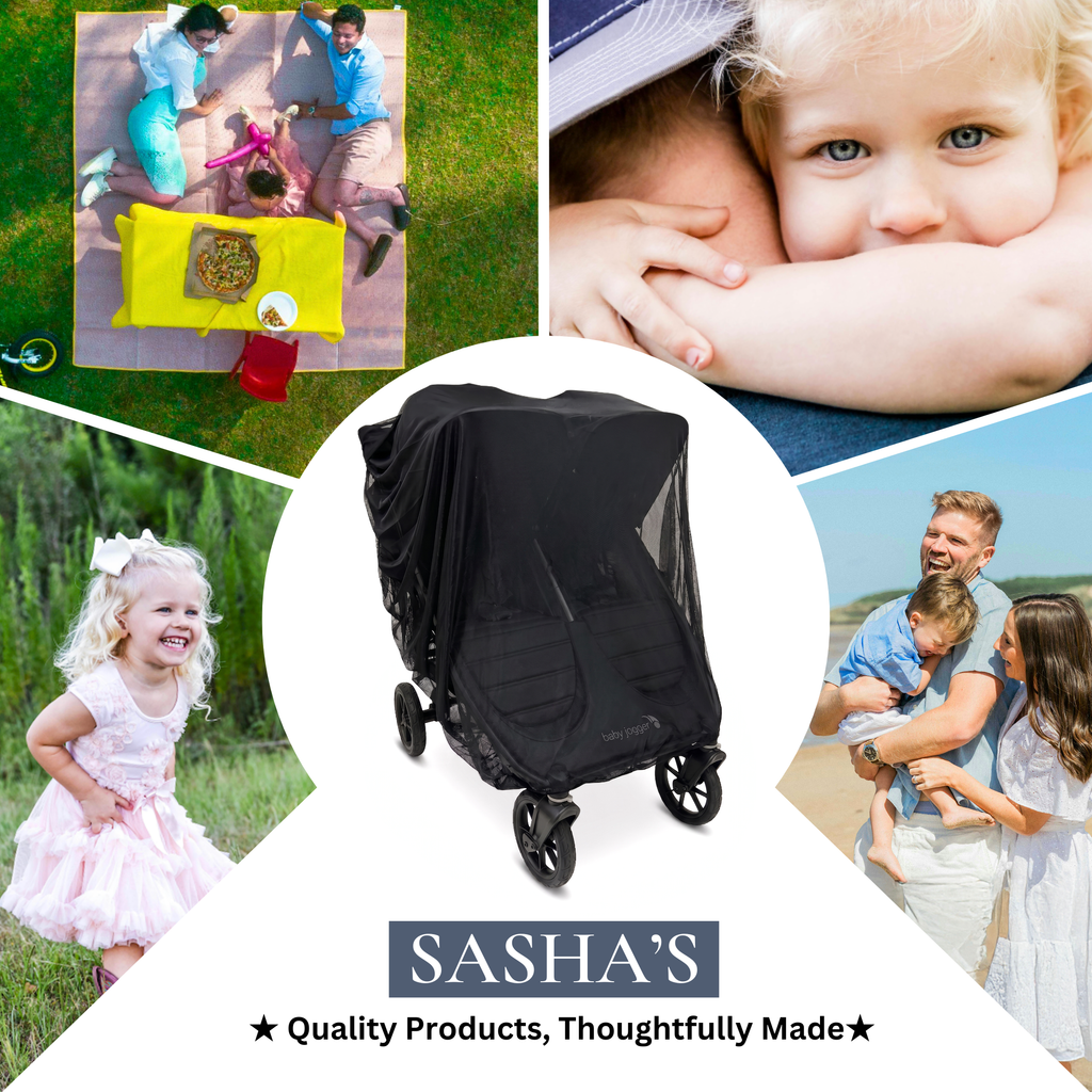 SASHA'S mosquito net for Baby Jogger City Mini GT2 Double