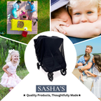 SASHA'S sun shade and insect cover for Baby Jogger City Mini GT2 Double