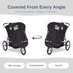 SASHA'S mosquito net for Baby Trend Double Stroller
