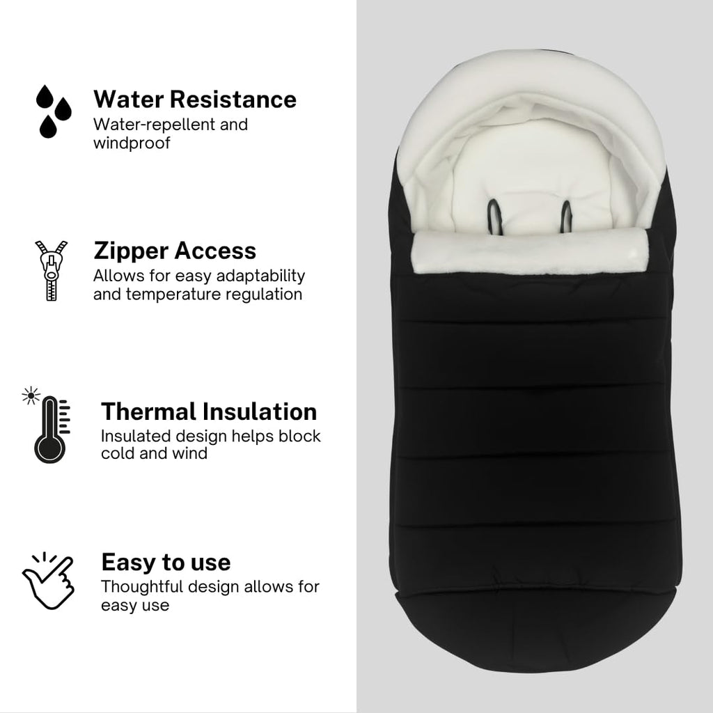 Footmuff for Bugaboo Fox, Butterfly, Donkey, Dragonfly, and Kangaroo Strollers