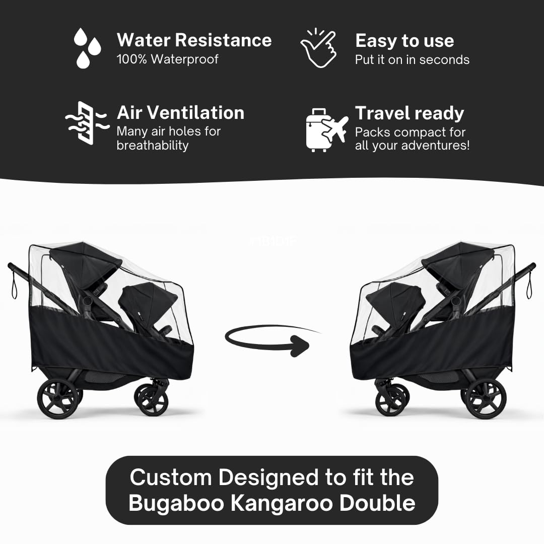 Rain Cover for Bugaboo Kangaroo Double