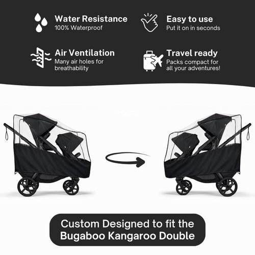 Rain Cover for Bugaboo Kangaroo Double