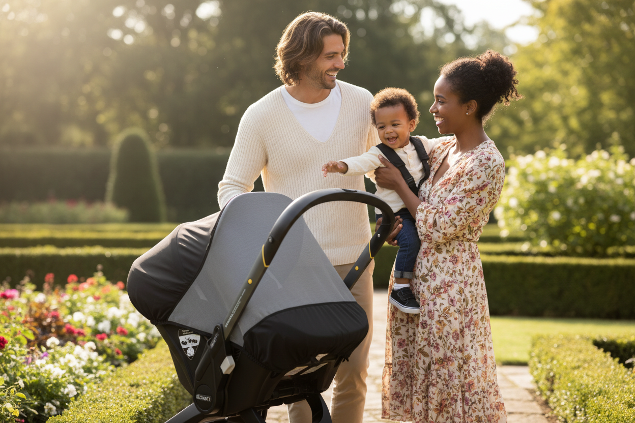 Outdoor Family with Doona 2