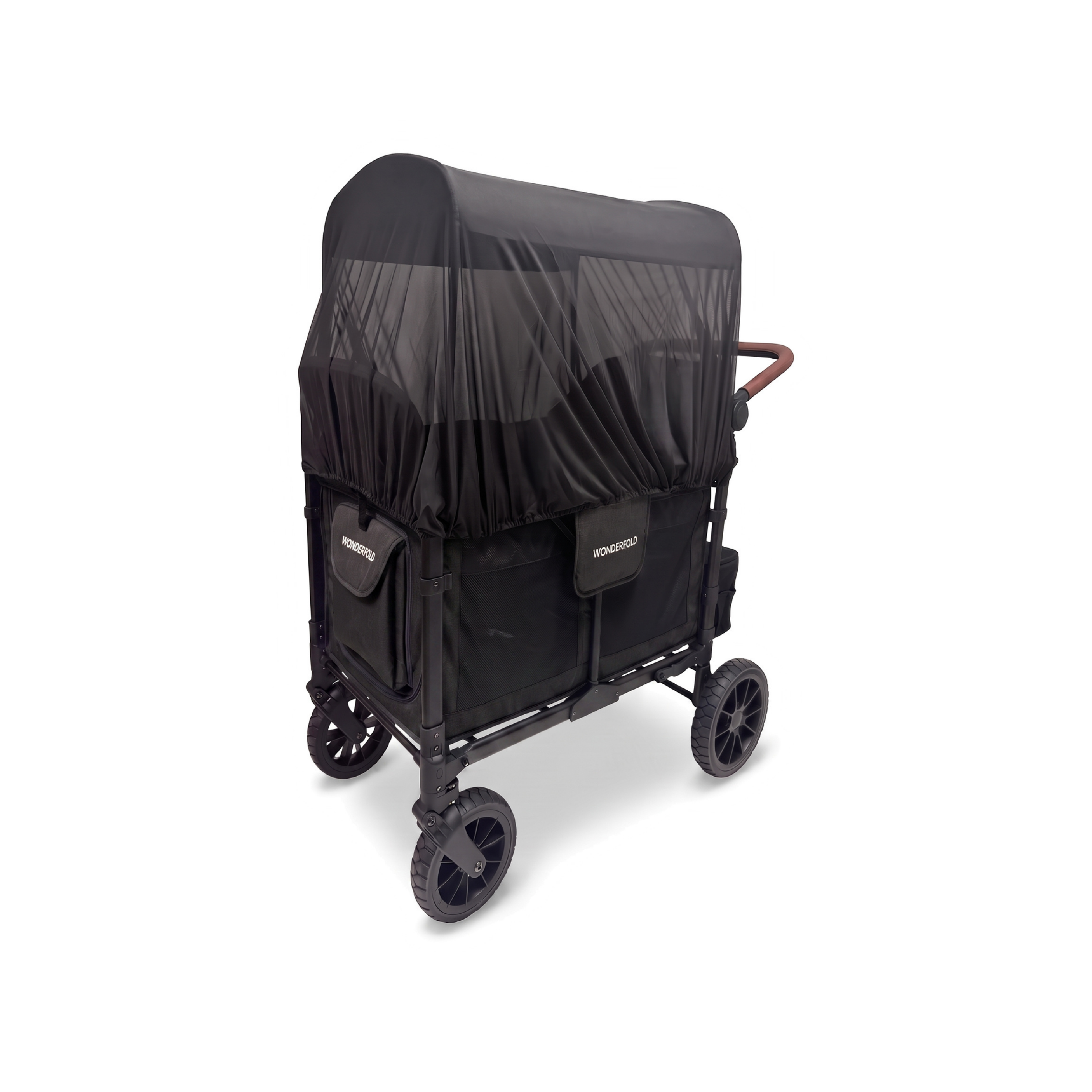 SASHA'S sun shade and insect cover for WonderFold W2 stroller wagon